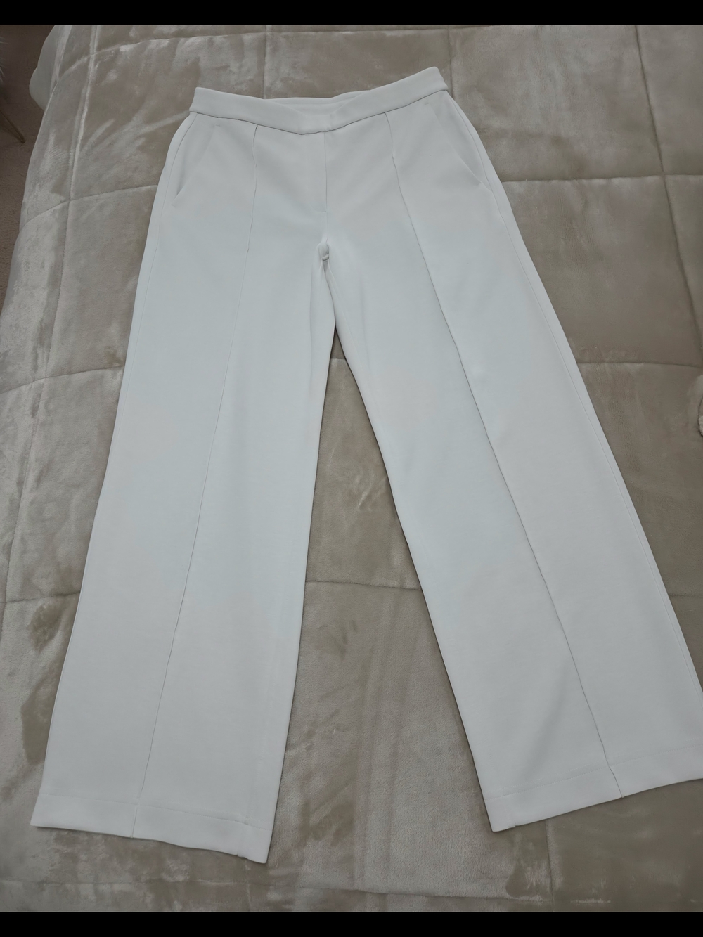 Lululemon White Wide-Leg Pants